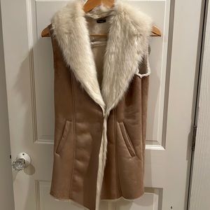 J. McLaughlin shearling vest size XS